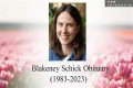 Blakeney Schick Obituary, What Happened To Blakeney Schick? How Did Blakeney Schick Die?